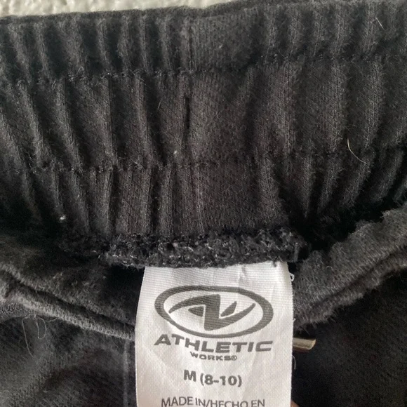 FINAL PRICE Athletic Works Black Drawstring Sweat Shorts M - Picture 5 of 5